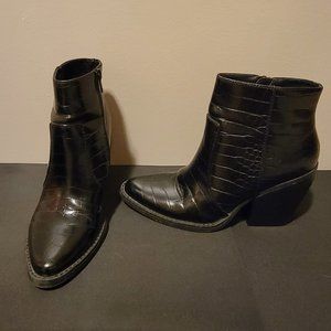 gorgeous black booties size 7.5